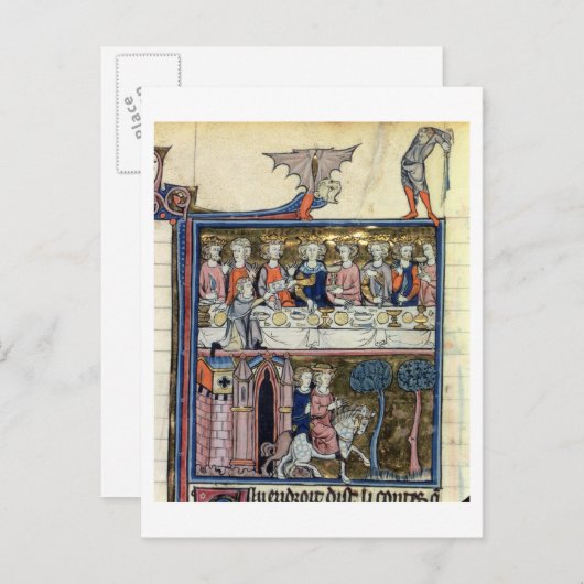 氏Fr 95 f.326王アーサーおよび彼の騎士 ポストカード (正面/裏面)