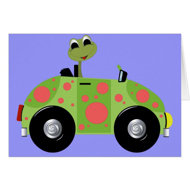 氏Froggyおよび彼の斑点を付けられた車 (正面横)