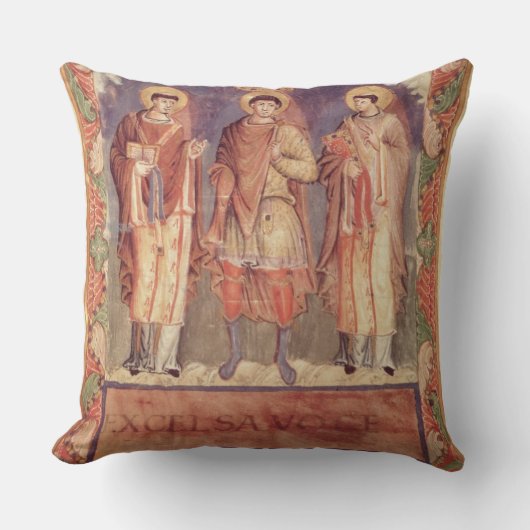 氏Lat 1141 fol.2vチャールズII (8の即位 クッション (正面)