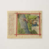 氏Lat 9333の「Tacuinumからのウナギのためのf.82魚釣り、 ジグソーパズル (横)