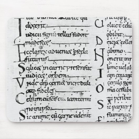 氏Latin Lectionary マウスパッド (正面)