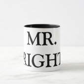 氏RIGHTの陶磁器のマグ マグカップ (中央)