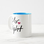 氏Right ツートーンマグカップ (正面左)