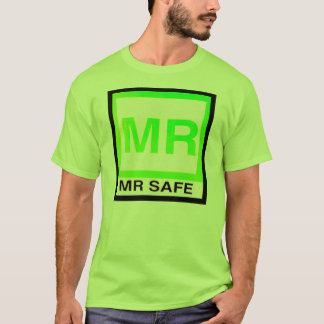 "氏SAFE"の磁気共鳴の金庫 Tシャツ