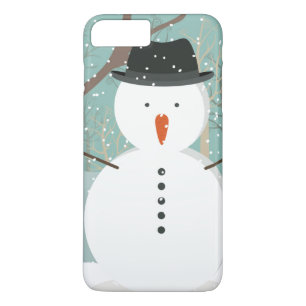 氏Winter Snowman iPhone 8 Plus/7 Plusケース