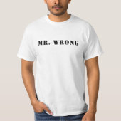 氏Wrong Tシャツ (正面)