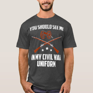 民おもしろい戦統一戦争再現 Tシャツ
