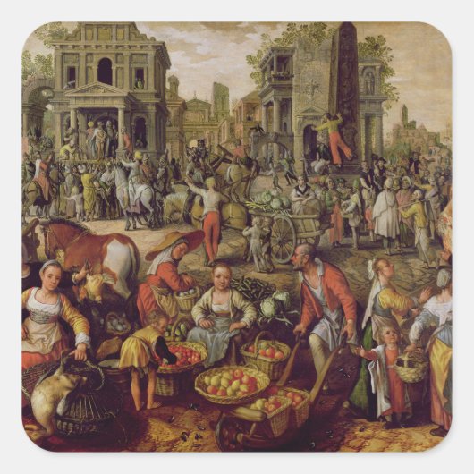 民に示されたキリスト スクエアシール (正面)