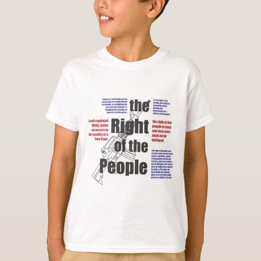 民の権利 Tシャツ (正面)