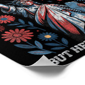 民主主義おもしろいは死んでいるが、ねえ素敵な花火4t ポスター (角)