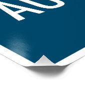 民主主義ではなく民主主義のサインをカスタマイズ選択 ポスター (コーナー)