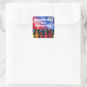 民主主義ではなく独裁主義 スクエアシール (バッグ)