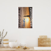 民主主義のために立#VoteBlue ポスター (キッチン)