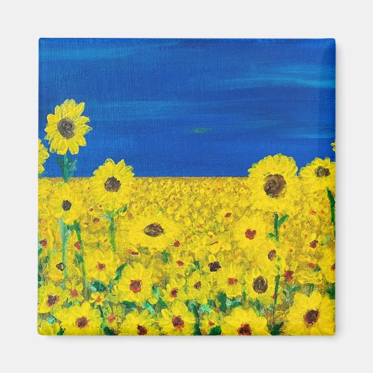 「民主主義のためのスタンディング」磁石 マグネット (正面)