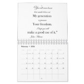 民主主義の保護 カレンダー (2月 2026)