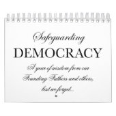 民主主義の保護 カレンダー (カバー)