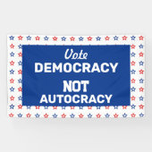 民主主義の投票 横断幕 (横)