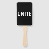 民主主義の政治的抗議を団結させる ハンドファン (正面)