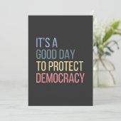 民主主義の良い日保護だ 招待状 (スタンド正面)