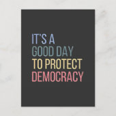 民主主義の良い日保護だ 案内ポストカード (正面)