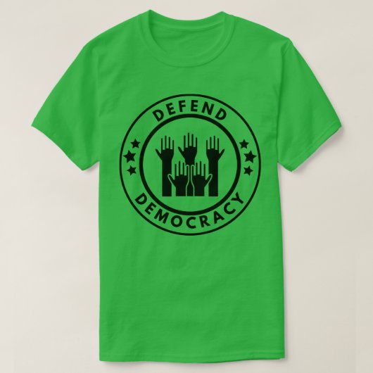 民主主義の防衛2 Tシャツ (デザイン正面)