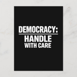 民主主義は大切に ポストカード