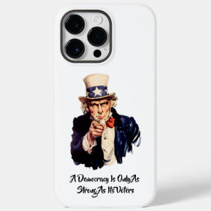 民主主義は有権者のCase-Mと同じくらい強い Case-Mate iPhone 14 Pro Maxケース