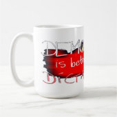 民主主義は独裁政権より優れている コーヒーマグカップ (左)