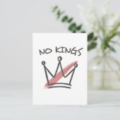 民主主義は王の地位を持たない米国 インビテーションポストカード (スタンド正面)