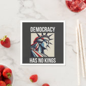 民主主義は王の地位を持たない米国 スタンダードカクテルナプキン (インサイチュ)