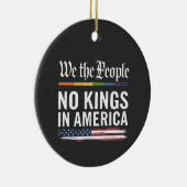 民主主義は王の地位を持たない米国 セラミックオーナメント (右)