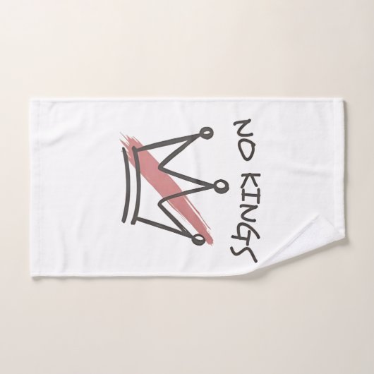 民主主義は王の地位を持たない米国 ハンドタオル (ハンドタオル)