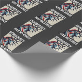 民主主義は王の地位を持たない米国 ラッピングペーパー (角)
