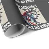 民主主義は王の地位を持たない米国 ラッピングペーパー (ロールコーナー)