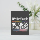 民主主義は王の地位を持たない米国 案内ポストカード (スタンド正面)