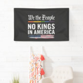 民主主義は王の地位を持たない米国 横断幕 (インサイチュ)