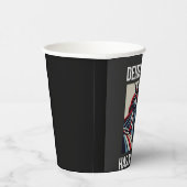 民主主義は王の地位を持たない米国 紙コップ (右)