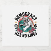 民主主義は王を持っていない86 47虎 スパークリングワインラベル (シングルラベル)