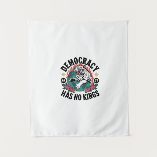 民主主義は王を持っていない86 47虎 タペストリー (正面)