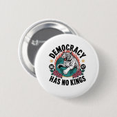 民主主義は王を持っていない86 47虎 缶バッジ (正面&裏面)