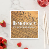 民主主義は自由主義者のためだけではない スタンダードランチョンナプキン (インサイチュ)