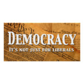 民主主義は自由主義者のためだけではない ポスター (正面)