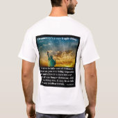 民主主義は非常に壊れやすいものだ。 Tシャツ (裏面)