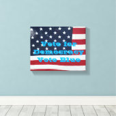 民主主義への投票 キャンバスプリント (インサイチュ (ウッドフロア))