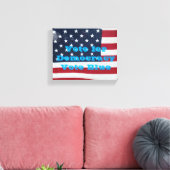 民主主義への投票 キャンバスプリント (インサイチュ (リビング))