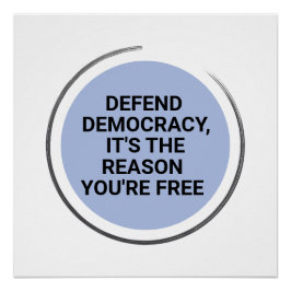 民主主義を守るあなたは自由になる理由 ポスター