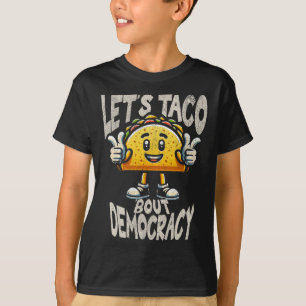 民主主義を守ろう Taco自由主義活動家 トランプ P Tシャツ