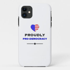民主主義を誇りに思う iPhone 11 ケース