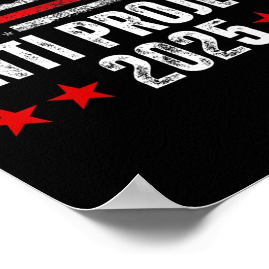 民主主義アンチプロジェクト2025ストッププロジェクト2025アンチ ポスター (角)