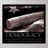 民主主義ポスター ポスター (正面)